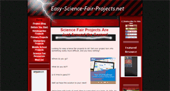 Desktop Screenshot of easy-science-fair-projects.net